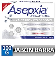 Asepxia Jabón Bicarbonato - Barra 100 G
